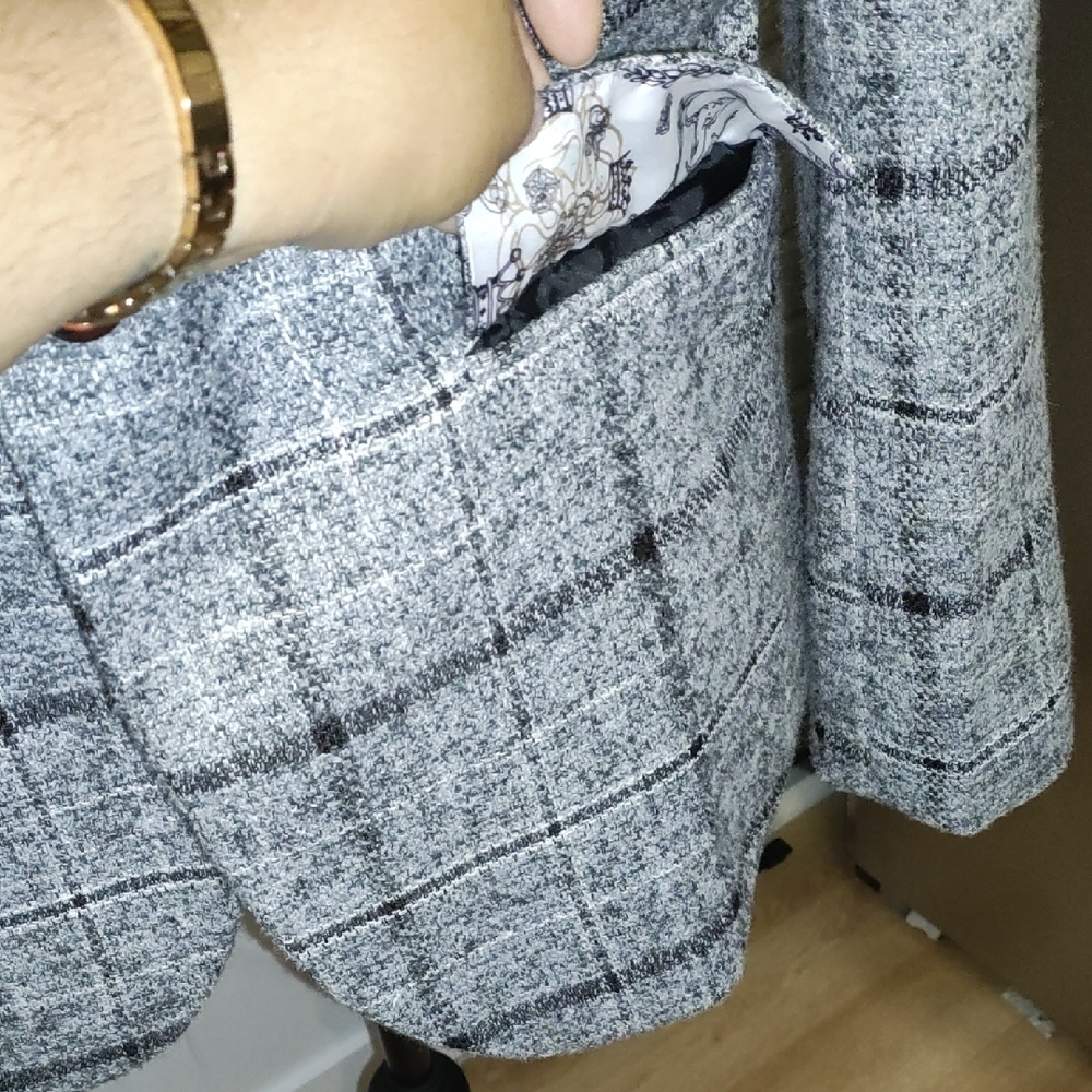 Source Unknown Classic Checkered Blazer - image 5